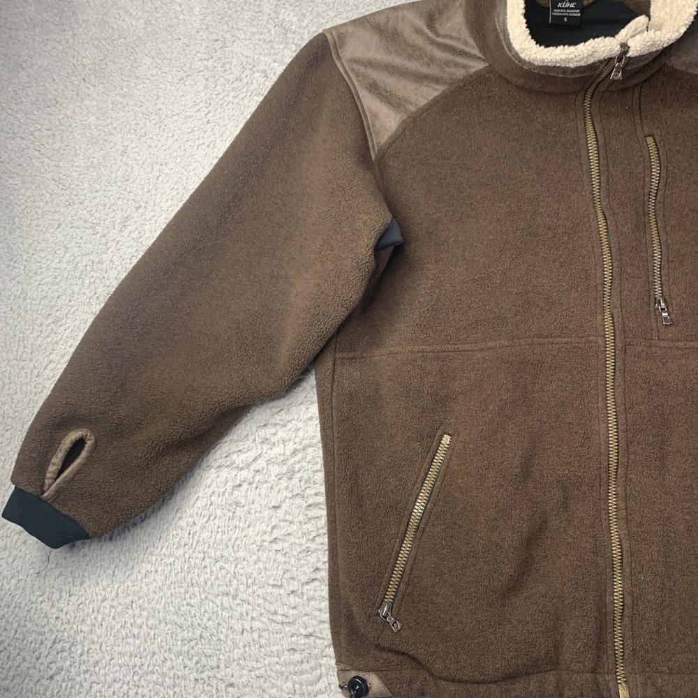 KUHL Alpenwurx Fleece Jacket Men's Dark Earth Brown - Size Small - Picture 4 of 16